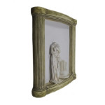 Antik Fragment-1" mitolojik kadın ve sütun kompozisyonu. Rölyef Tablo