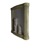 Antik Fragment-1" mitolojik kadın ve sütun kompozisyonu. Rölyef Tablo